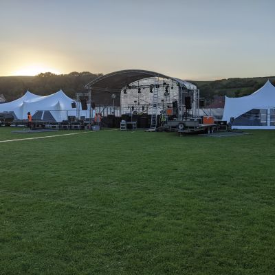 VIP Backstage Event Marquees
