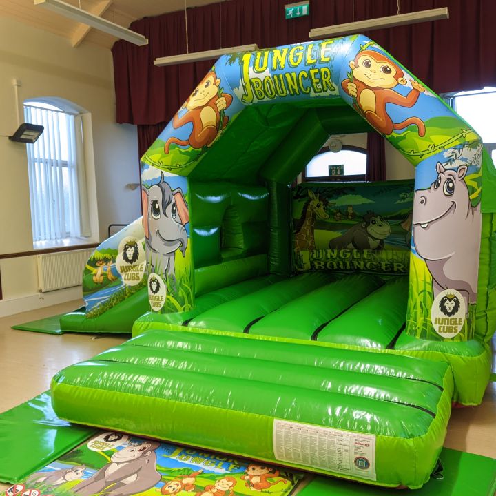 Indoor Venue Jungle Combo Bouncy Catsle