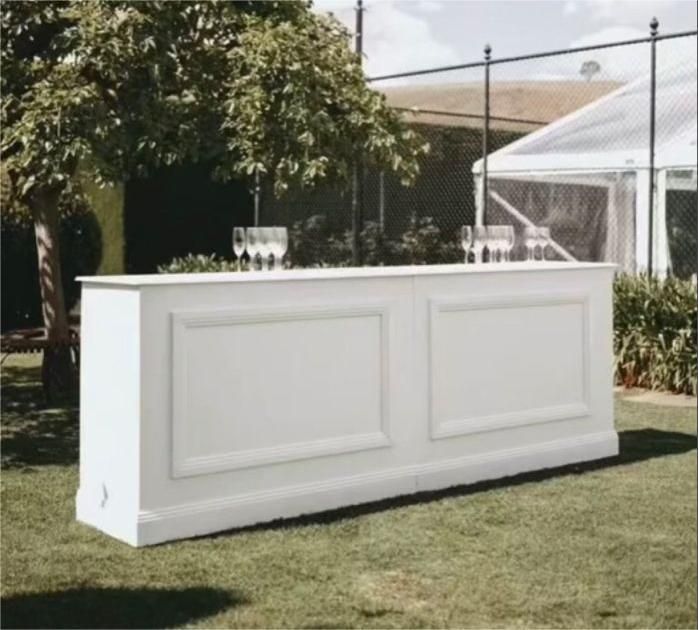 White Finish Bar