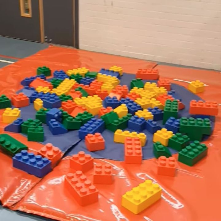 Giant soft lego block collection